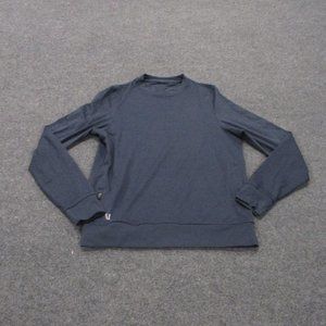 Vuori Shirt Adult M Blue Long Sleeve Soft Athletic Pullover Knit Casual Mens